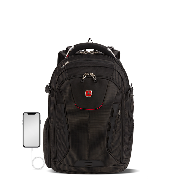 17" Laptop Rucksack Large Multifunction Business Backpack Travel Shoulder Bag UK 