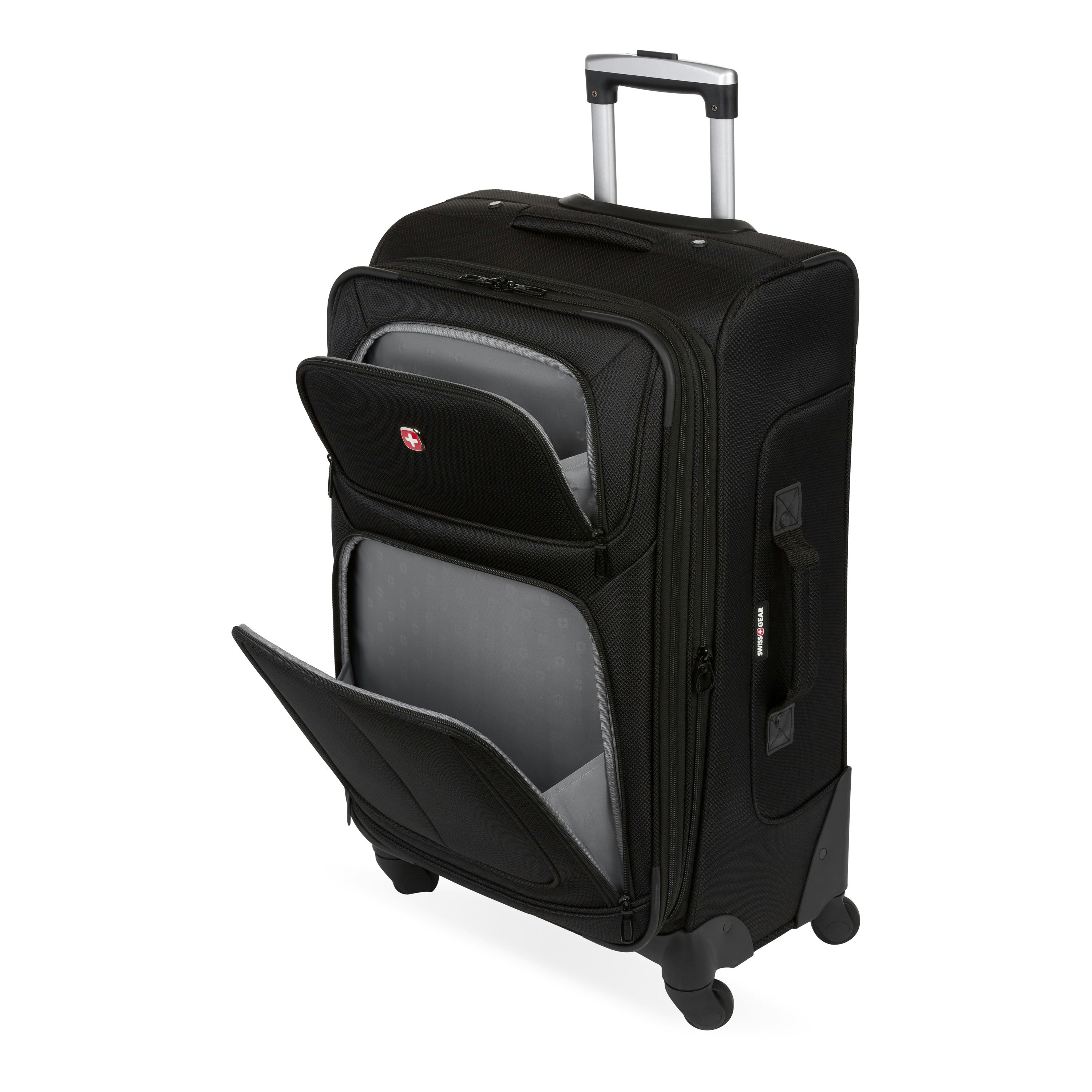 6283 Expandable Luggage with side carry handle