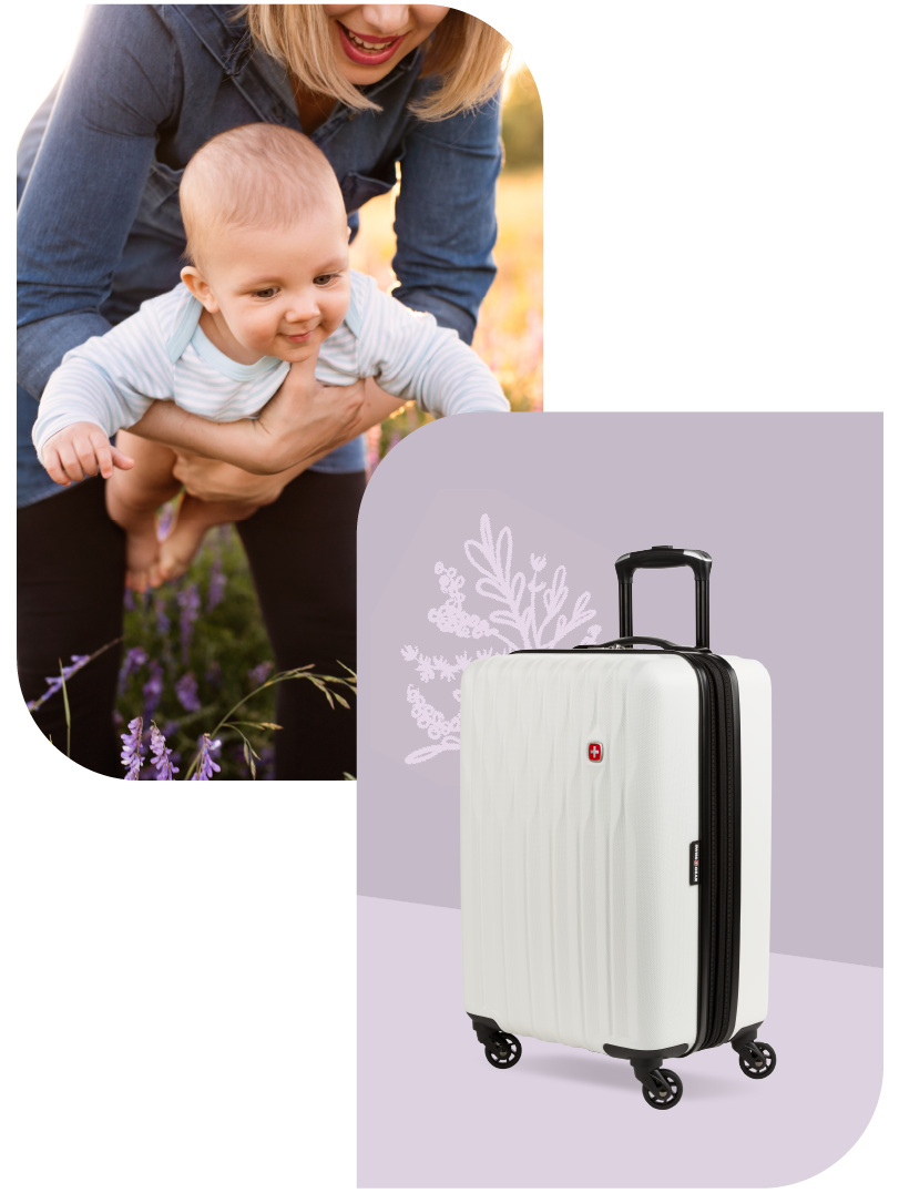 7739 Expandable luggage mothers day
